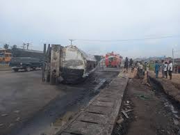 Fuel tanker explodes on Lagos-Ibadan Expressway
